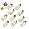 HQRP 10-Pack 3W 250 Lumen BA15s Bayonet Base 18 LEDs