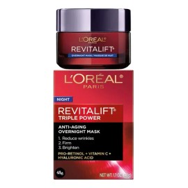 LOreal Revitalift Triple Power Mascarilla Nocturna Antiedad  Anti-Aging Overnight Mask 50ml                                                           
