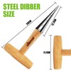 Gardtech Stainless Steel Dibber Hand Tools Traditional Garden Hand Dibber