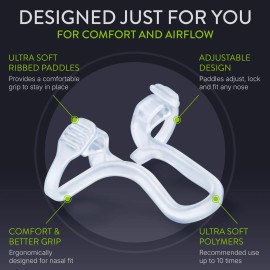 Rhinomed Mute Nasal Dilator Snoring Solution | Medium 3 Pack | Snore Less & Sleep Bett...