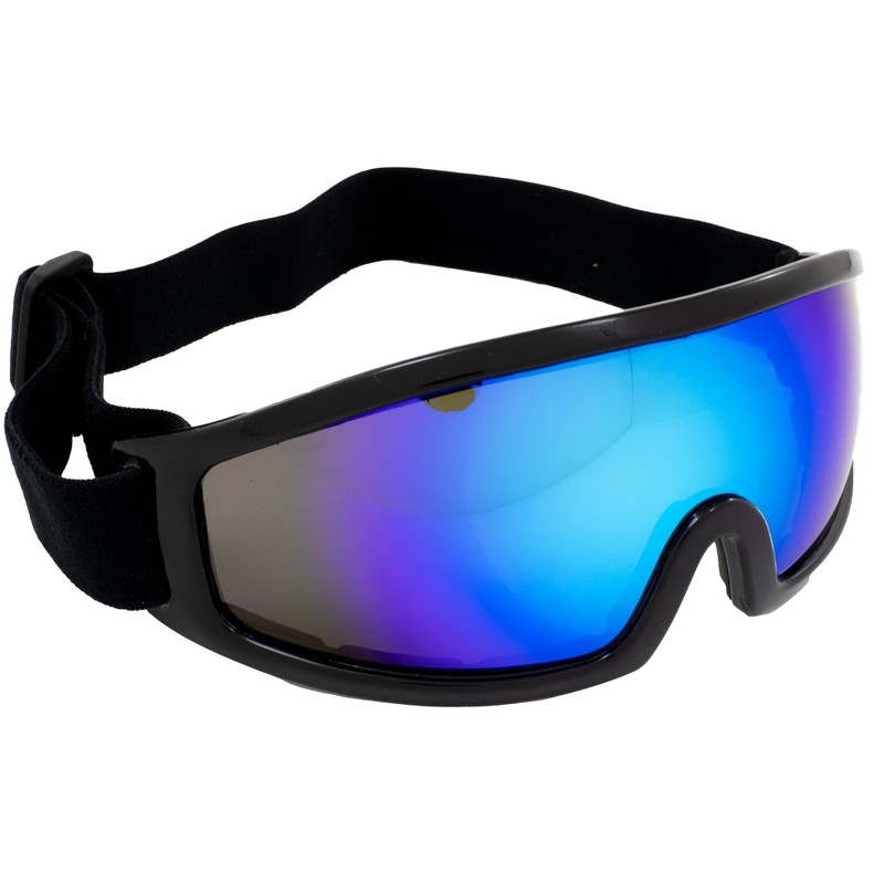 Birdz Eyewear Robin Shatterproof Skydiving Safety Goggles Blue ReflecTech Z87.1+