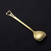 Alipis Heart Shaped Coffee Spoon Stainless Steel Dessert Spoon Long