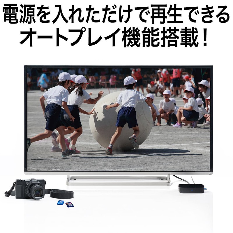 Sanwa Direct 400-MEDI022 Media Player USB/SD HDMI/AV/VGA MP4 Remote Control