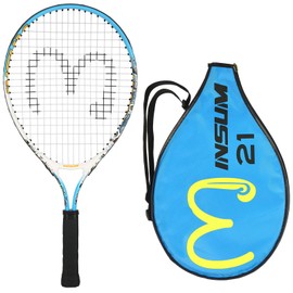 INSUM 21 inch Tennis Racket for Kids Aged 4~6 Beginner, Multi-Color & Size Youth Tennis Racket Come with Shoulder Cover Bag for Carry
