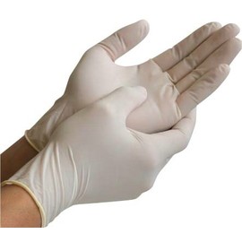 DuraSkin-Latex Industrial Gloves, Light Powder, 3.5 Mil (X-Large)