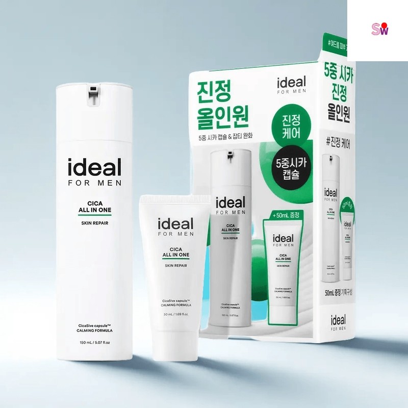 Ideal for Men Cica All-in-One 150ml + 50ml / 아이디얼포맨