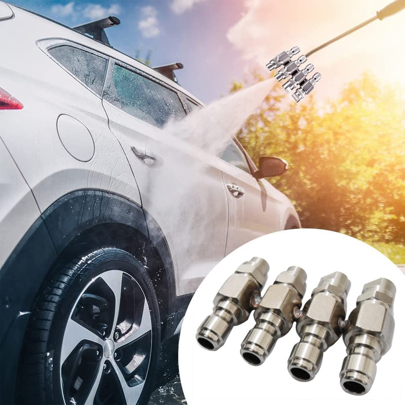 Pressure Washer Nozzle,Jrod 4 Way Washing Tip Holder for 4