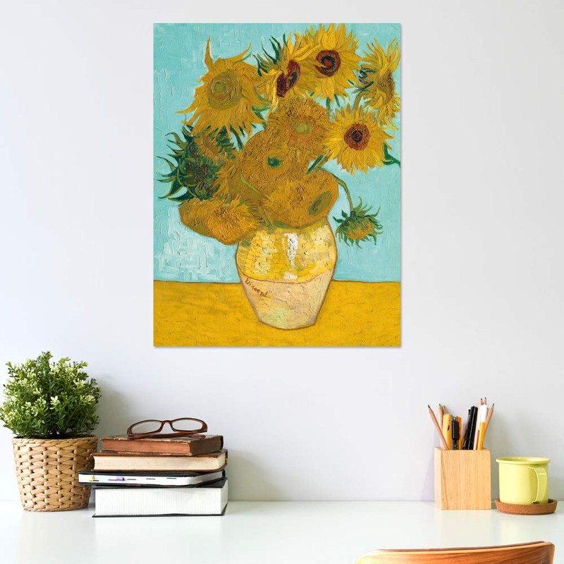 JUNIWORDS Vincent van Gogh Twelve Sunflowers in a Vase 20x26cm