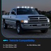 SHINEFIT White LED Cab Lights Replacement for 1994 1995 1996