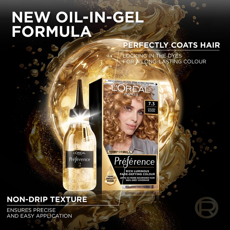 L'Oreal Paris Preference Hair Dye, Long Lasting, Luminous Permanent Hair