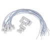 10pcs Wired Door Window Sensor Magnetic Switch for Home Alarm