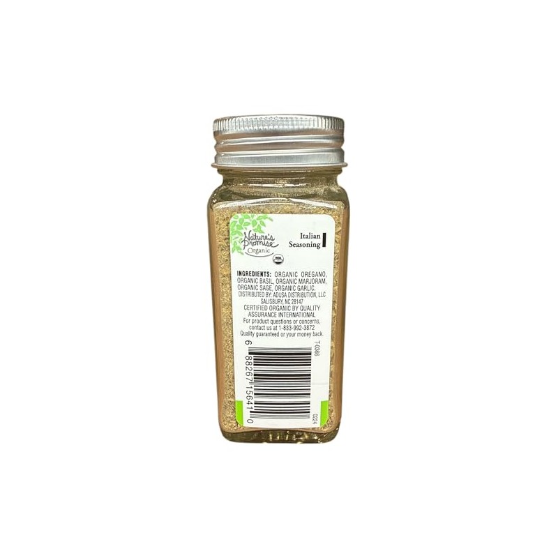 Nature’s Promise USDA Organic Dried Italian Seasoning, .65 oz (Glass