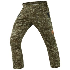 BASSDASH Men’s Lightweight Hunting Pants 4-Way Stretch Breathable Water Resistant for Turkey Early Season Spring Summer