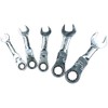AB Tools 5pc Metric Stubby Flexible Ratchet Combination Spanner Set