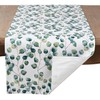 SARO LIFESTYLE Eucalyptus Leaf Table Runner, Eucalyptus, 16"x90"