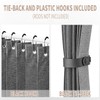 Vatge Closet Curtain for Open Closet, Pleated Folding Curtains for