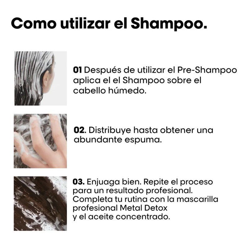 Shampoo Loral Professionnel Metal Detox 300ml