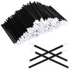 600pcs Disposable Lip Applicators, Black Disposable Lip Wands Lipstick Applicator