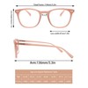 OLOMEE Reading Glasses Women Colorful Round Readers +3.50 Lightweight Stylish