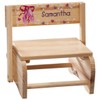 Custom 2-in-1 Children's Step Stool and Chair, Customized with Kid’s