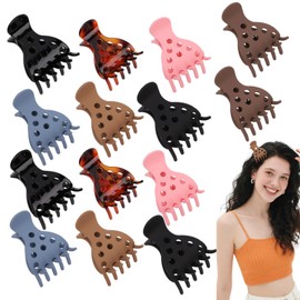 EILPIYIT 14 PCS Volume Root Clips for Curly Hair, Keeper Claw Roller Jaw Clamps Lift