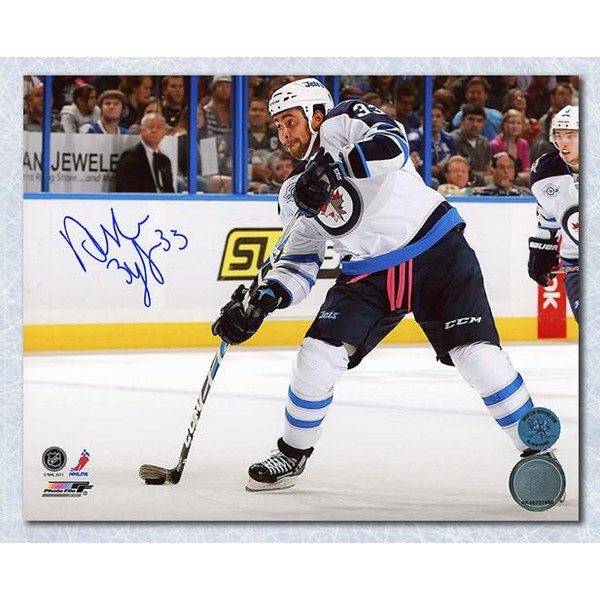 Dustin Byfuglien Autographed Winnipeg Hockey 8x10 Photo