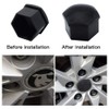TXErfolg 40 Pieces Wheel Bolt Caps 17mm Universal Tyre Nut