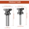 2 Pcs Juice Groove Router Bit Precise Juice Groove Jig