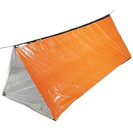 Fox Outdoor Emergency Tent, Orange, Aluminium Coated on One Side