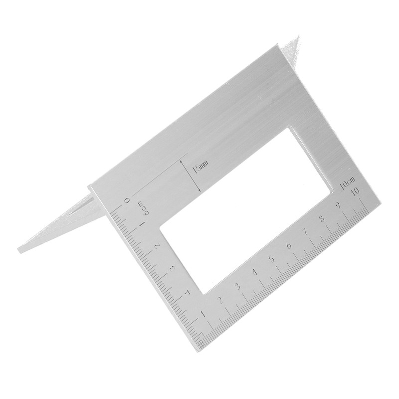 45°/90° T Angle Gauge Straight Ruler 3D Mitre Degree Measuring