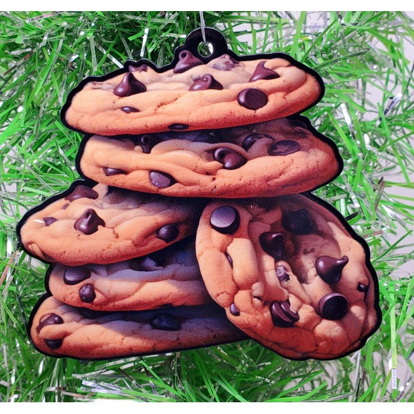 Generic Chocolate Chip Cookie Ornament - Stack of Cookies
