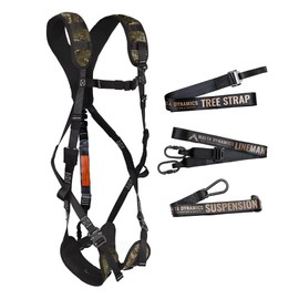 Malta Hunting Safety Ultralight Safety Harness Kit Set, TrueTimber Patterns, Multi-Sizes (Strata Camo, Small-Medium)