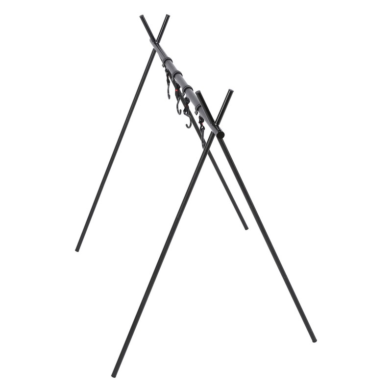 Short Outdoor Triangle Storage Tripod Travel Camping Drying Rack Cookware