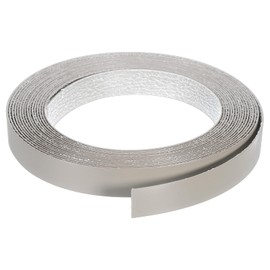 sourcing map Edge Banding, 3/4 Inch x 24.61ft Pre-Glued Wood Veneer Edging Iron-on Flexible Edge Banding for Cabinet Repair Furniture Restoration, Khaki