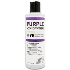 VR Color Enhancing Hydrating Purple Conditioner by Cocohoney, Moisturizes Dry and Damaged Hair, Leaves Hair Silky and Bright, Renews Vitality in Blonde, Highlighted, and Gray Hair, PH3.5~4.5, Safe for Color-Treated Hair (16 fl oz)