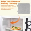 4 Pcs Microwave Waveguide Cover, Universal Mica Sheet 10.8x10cm/4.3x3.9in Sturdy