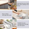 4 Sided Grease Splatter Guard,Foldable Stainless Steel Splatter Guard Oil