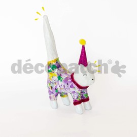 Décopatch AC756C Small Eiffel Tower Paper Mache 12.5 x 12.5 x 7.5 cm for Decorating Cardboard Brown