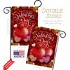 Beloved Valentines Day Garden Flag Springtime Valentine Happy Heart Couple
