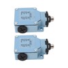 2PCS Momentary Limit Switch Self Reset Plunger Electrical Travel Switch