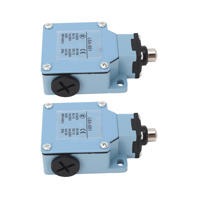 2PCS Momentary Limit Switch Self Reset Plunger Electrical Travel Switch
