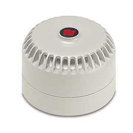 Federal Signal Low Profile Mini Sounder, Outdoor, 9-28VDC, White