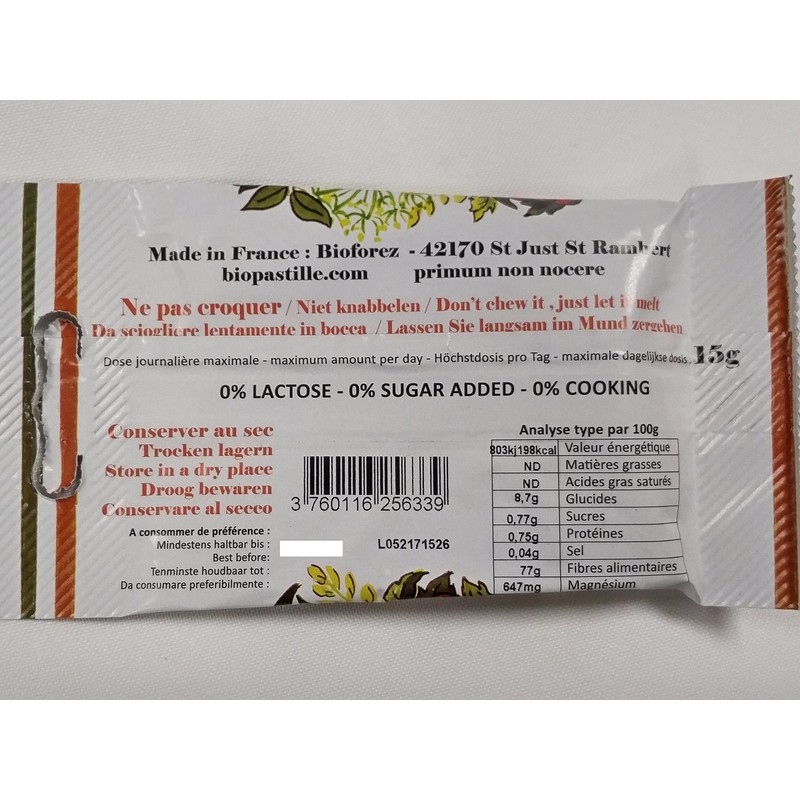 Organic Infusion in Pastille - Propolis and Eucalyptus