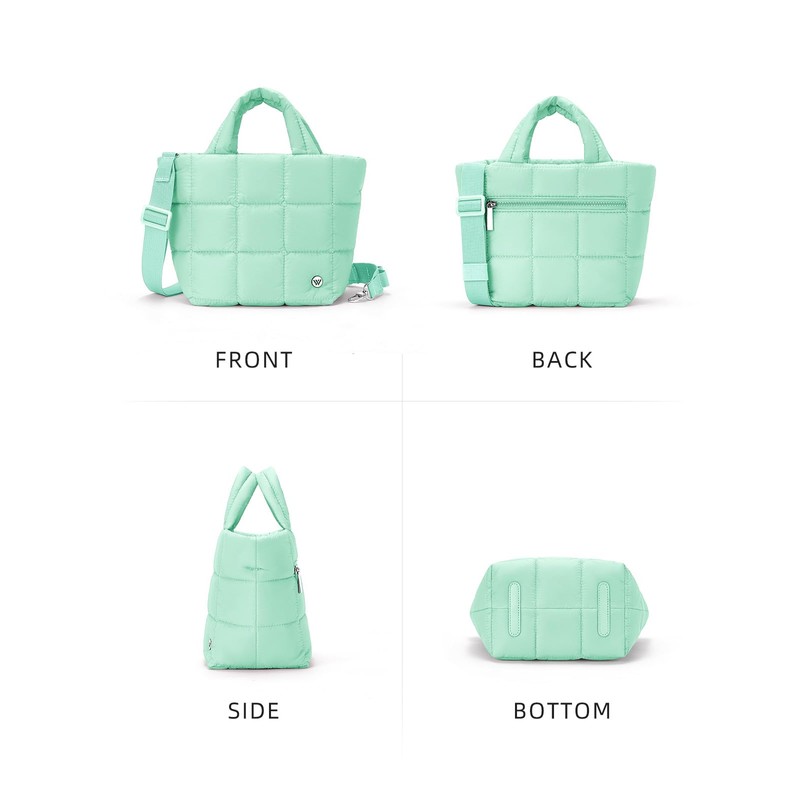 WESTBRONCO Small Puffer Bag Quilted Crossbody Bags for Women Puffy