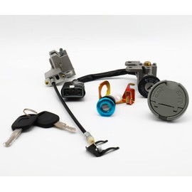 49cc Ignition Switch, 50cc Key Ignition, Ignition Switch Key Set Compatible for TaoTao 49cc 50 cc 150cc gy6 Peace Roketa Jonway NST Tank Gy6