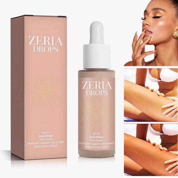 Unbranded Zeria Drops Sunless Tanning Drops Natural Boost Melanin Enhancing