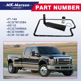 5R110W Transmission Filter Kit FT144 3C3Z7A098AA 3C3Z7B155BA Fit for Ford
