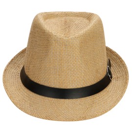 Men Women Straw Sun Hat Floppy Sun Hat Cowboy Hat Summer Women Panama Hat Short Brim Jazz Cap Beach Cap Foldable Natural Straw Braided Trilby Hat Anti-UV Hat Sun Visor Hat for Outdoor Activities