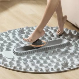 지압 발판 바닥 전신 멀티 마사지 롤러 지기 지볼 매트 고무 Acupressure Foot Massage Roller Mat with Full Body Multi Massage Ball and Rubber Nodes