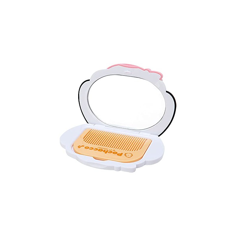 Pochacco Face Mirror & Comb Set Sanrio Sanrio